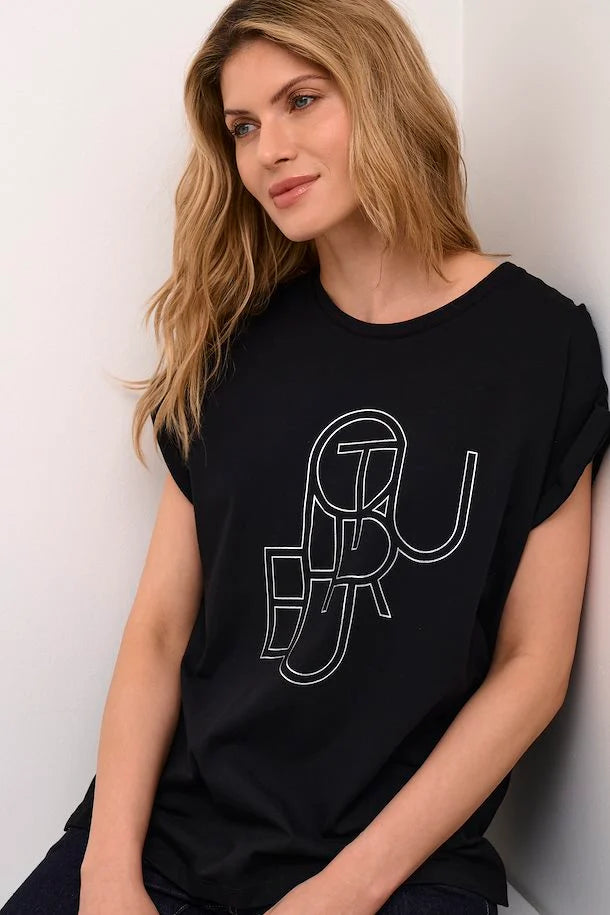 
                      
                        T-Shirt Culture de couleur Noir
                      
                    