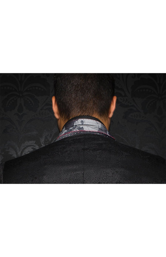 
                      
                        Blazer | WILLIAM jacquard, black - AU NOIR
                      
                    