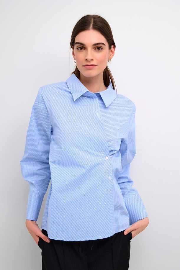 Blouse Culture de couleur Bleu