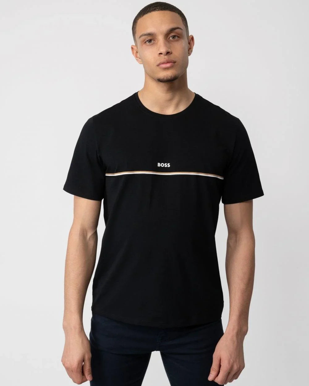 T-Shirt Boss de couleur Noir