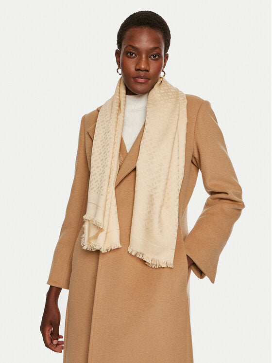 Foulard Hugo Boss de couleur Beige