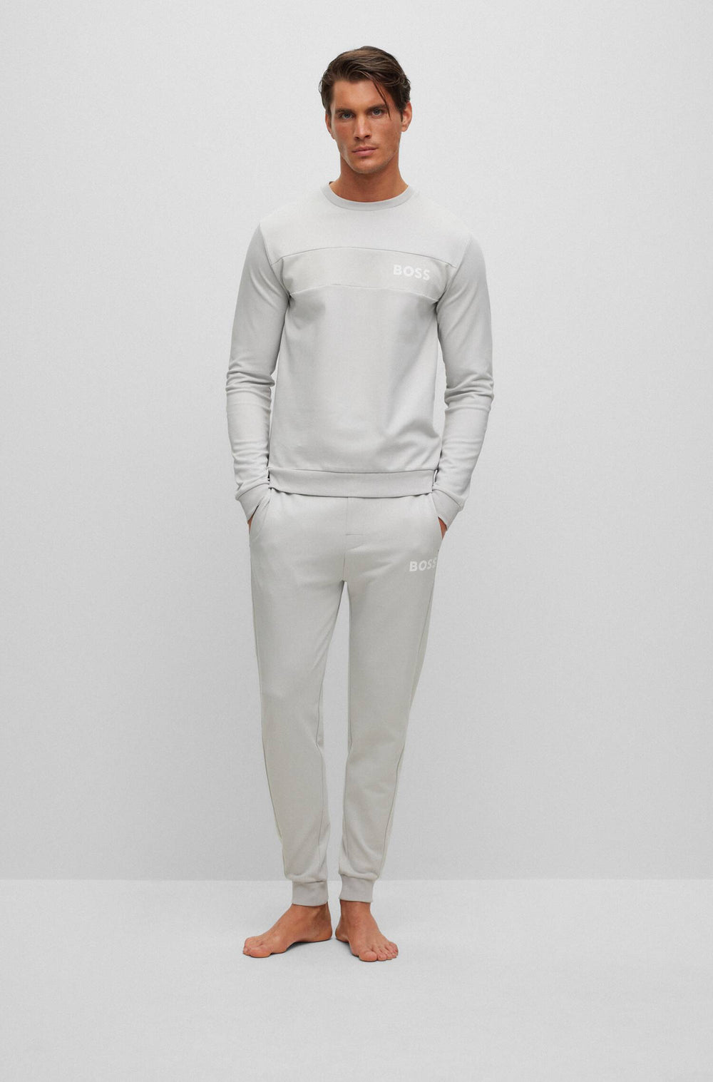 Hugo Boss pants in Gray color