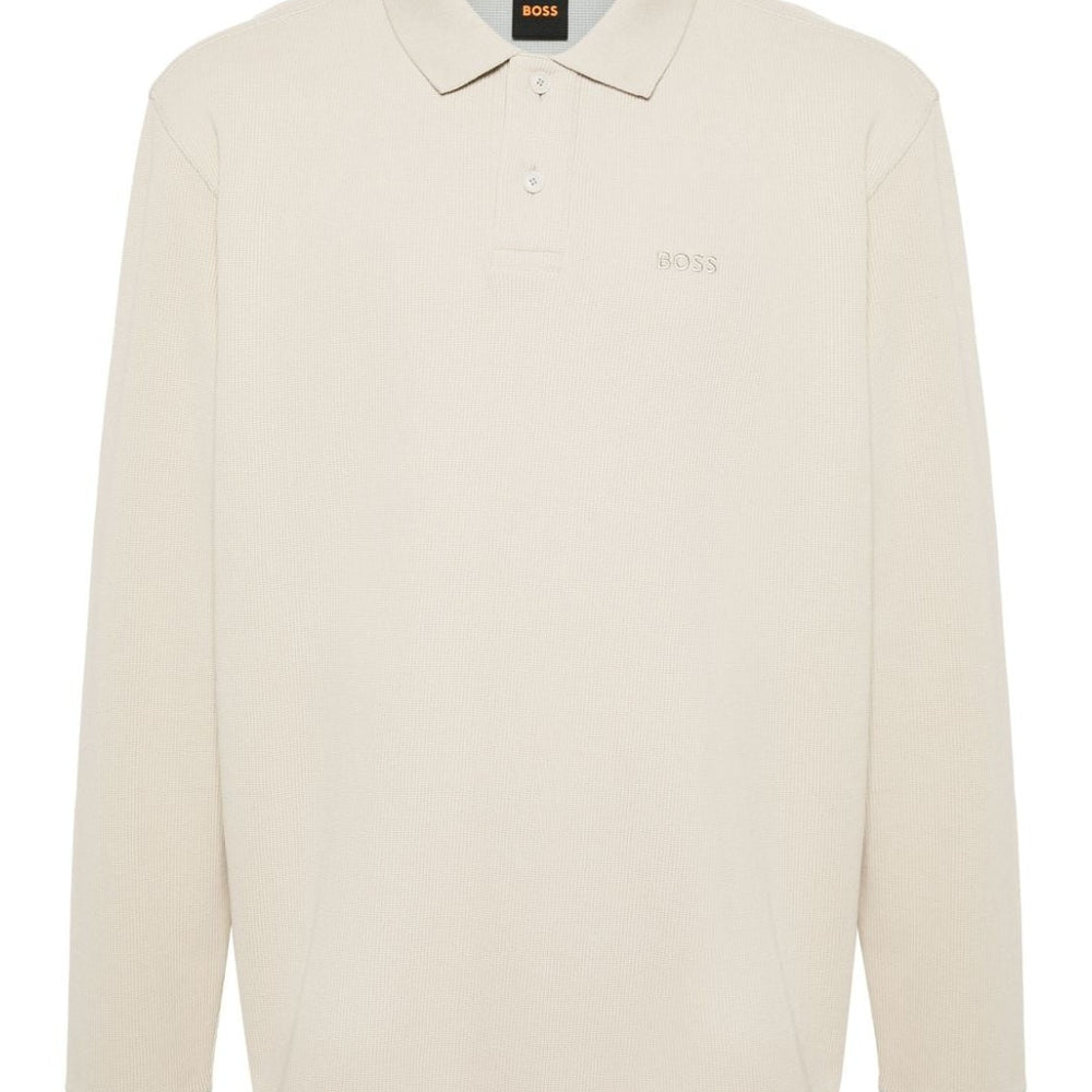 Polo Hugo Boss de couleur Beige