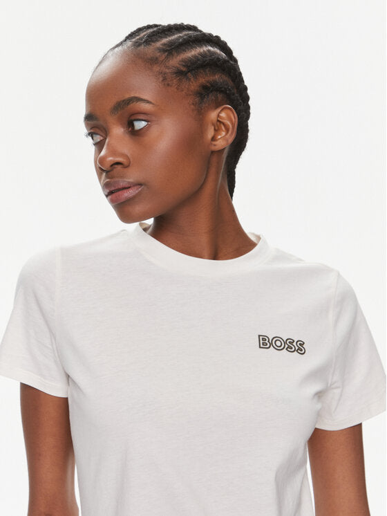 Hugo Boss T Shirt in Off White color