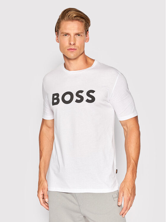 T-Shirt Thinking Hugo Boss de couleur Blanc