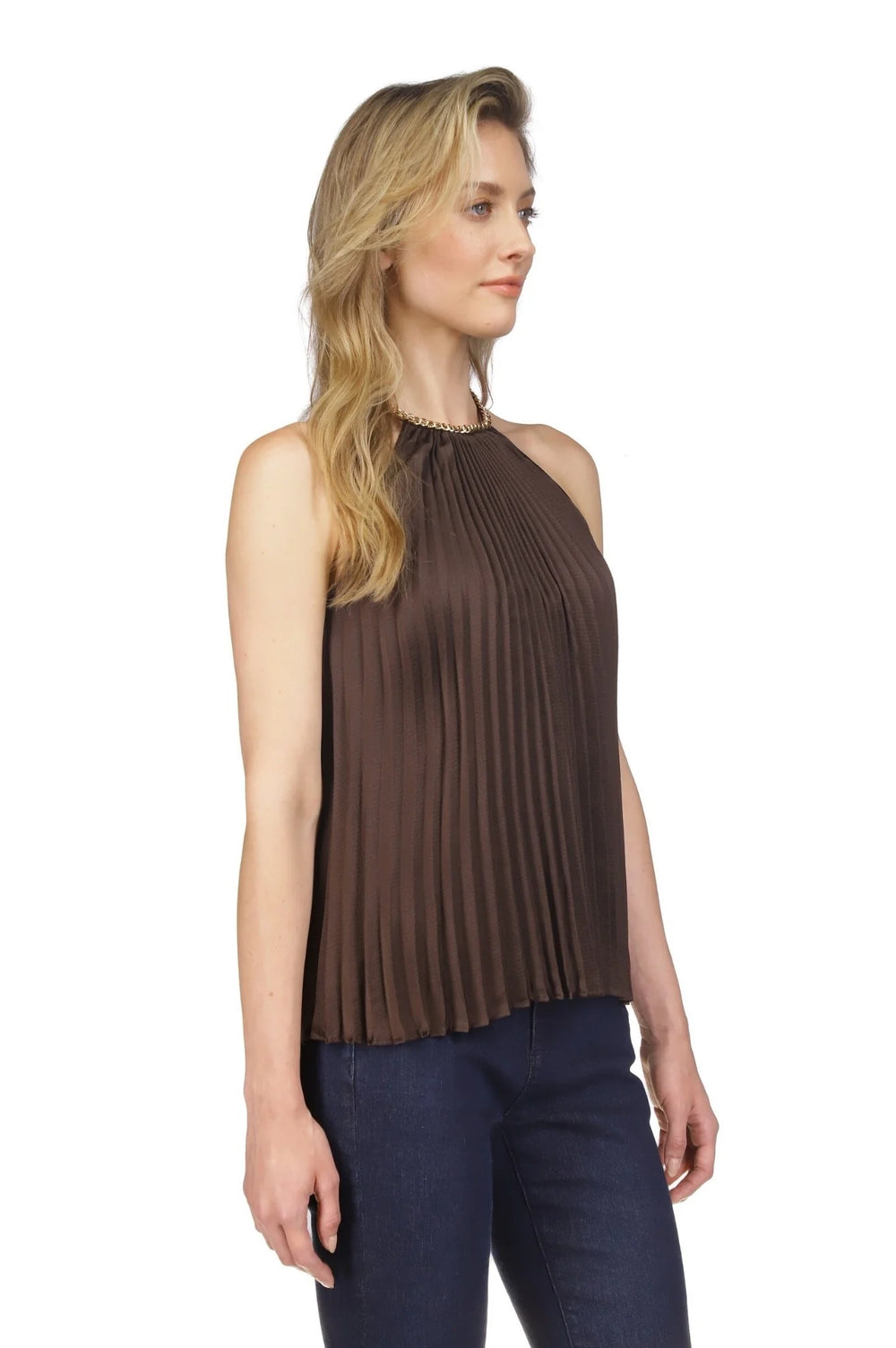 Blouse Michael Kors de couleur Chocolat