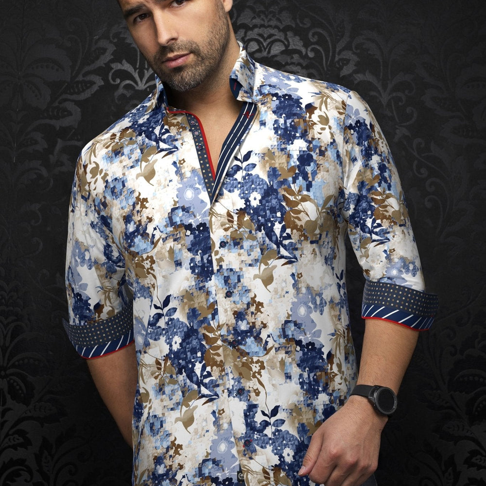 
                      
                        CHEMISE | ACE, Navy Tobacco - AU NOIR
                      
                    