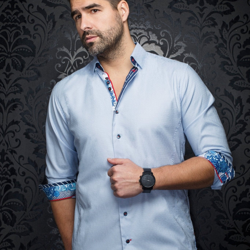 CHEMISE | ADJANI, Light Blue - AU NOIR