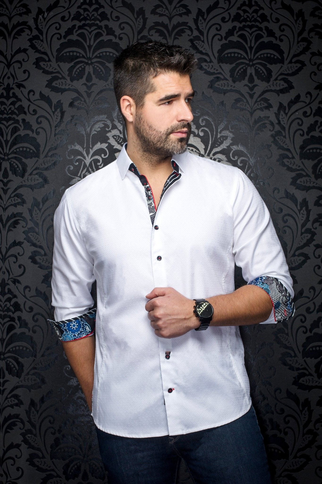 CHEMISE | ADJANI, White - AU NOIR