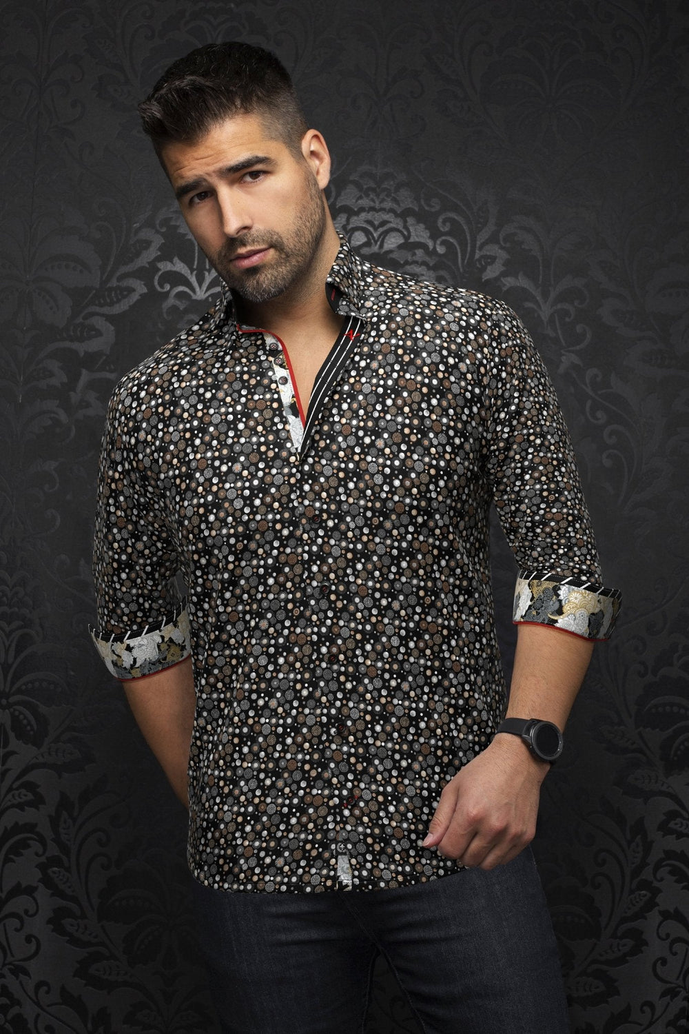 CHEMISE | ALBERTO, Black - AU NOIR