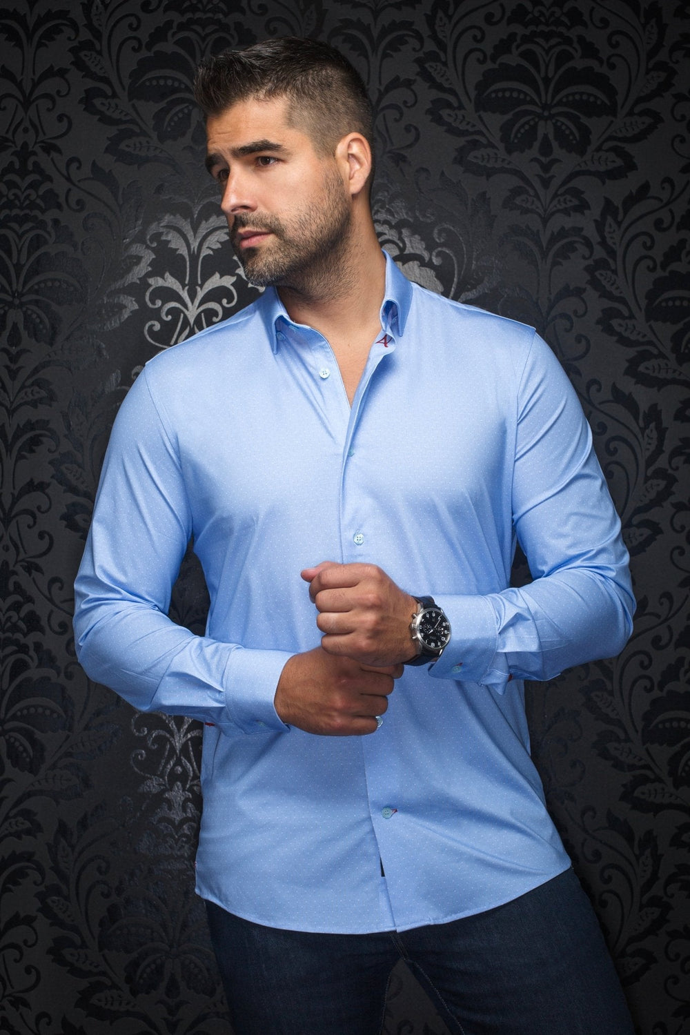 Chemise | ALEXANDER-NDL, light blue - AU NOIR