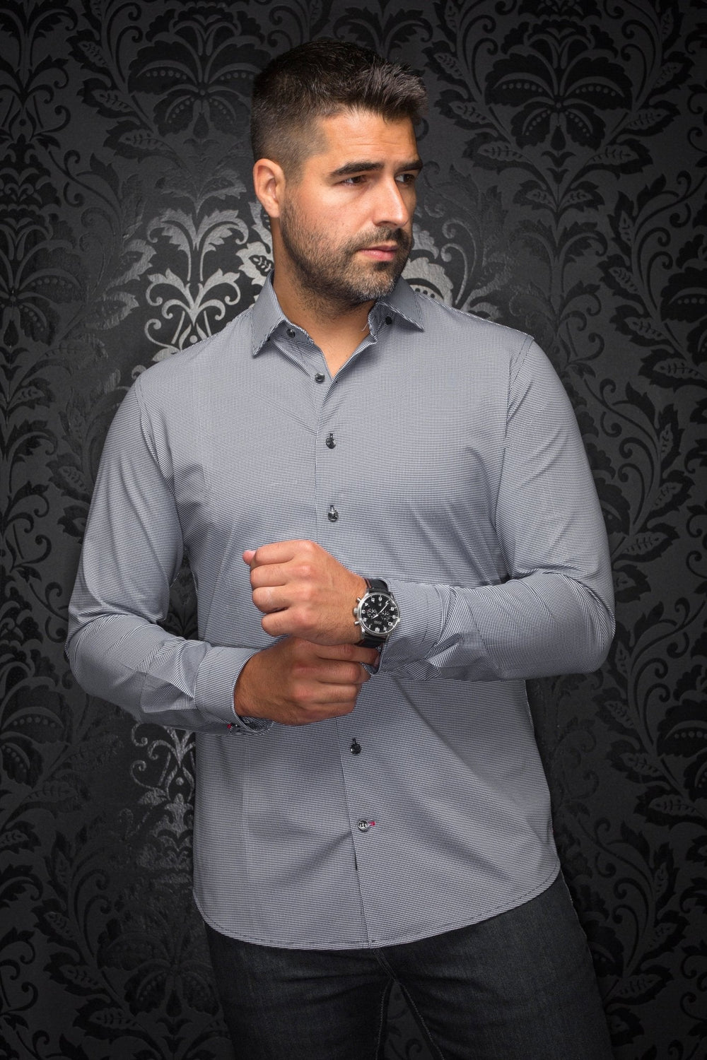 Chemise | ALEXANDER-PDP, black - AU NOIR