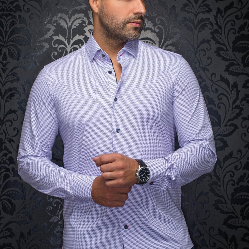 Chemise | ALEXANDER-STAR, purple - AU NOIR