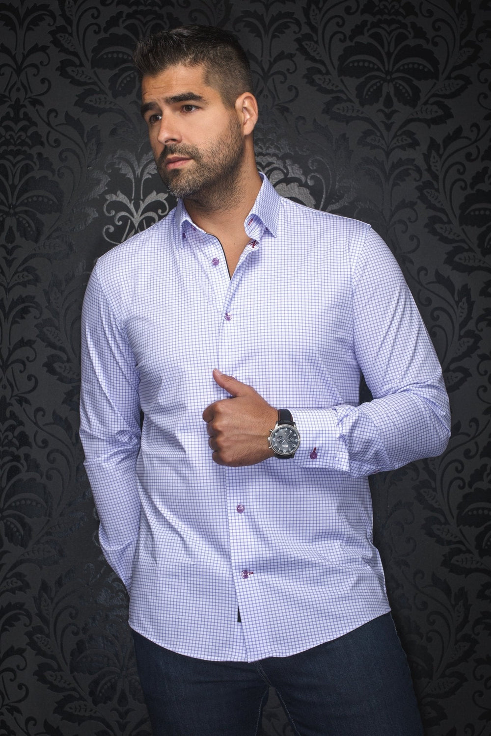 Chemise | ALEXANDER-WPC, lavender - AU NOIR