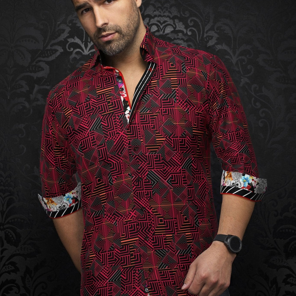 
                  
                    CHEMISE | ARIENZO, Red - AU NOIR
                  
                