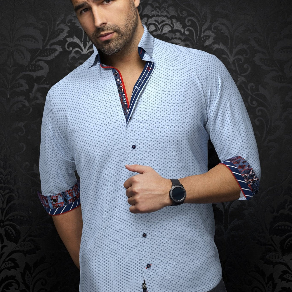 CHEMISE | BALLERINI, Light Blue - AU NOIR