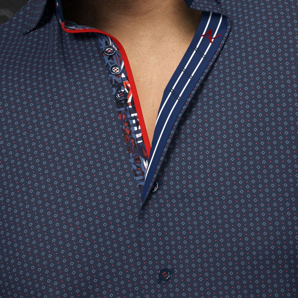 
                  
                    CHEMISE | BALLERINI, Navy - AU NOIR
                  
                