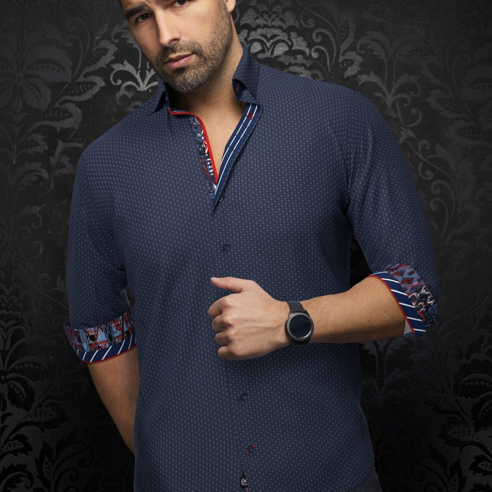 CHEMISE | BALLERINI, Navy - AU NOIR