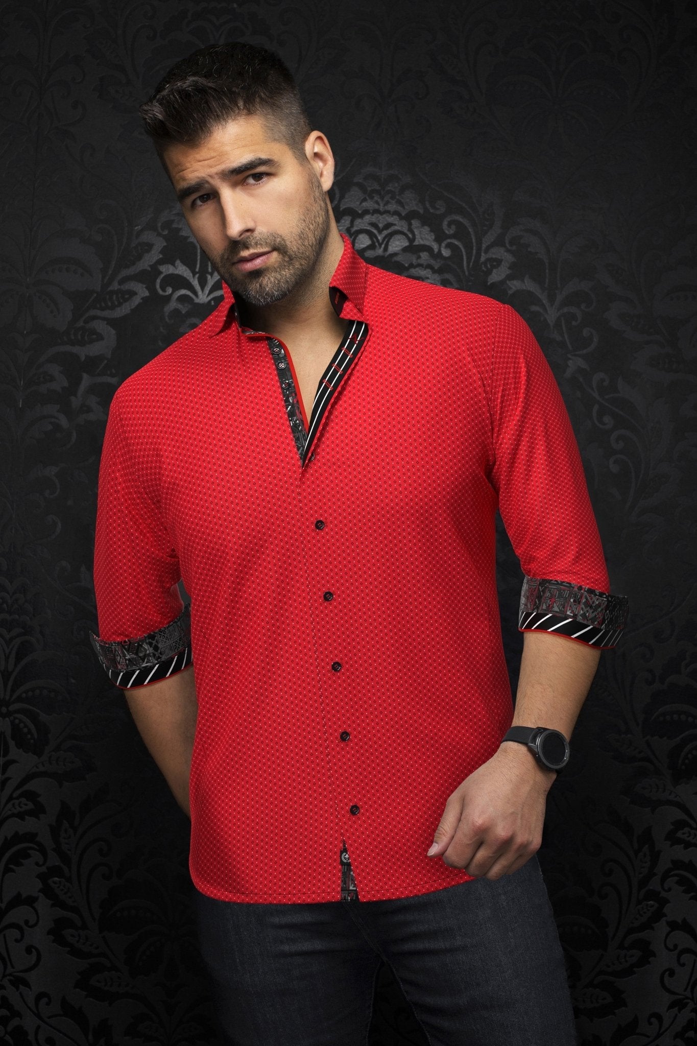 CHEMISE | BALLERINI, Red - AU NOIR