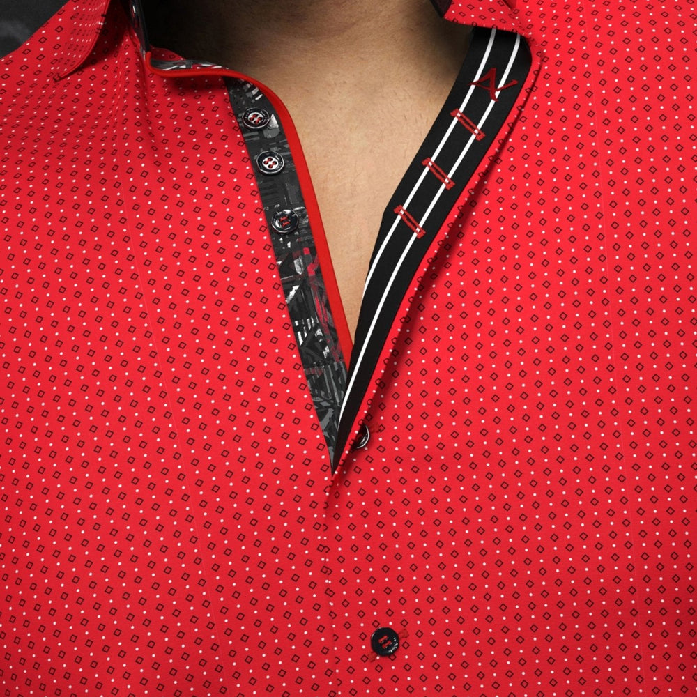 
                  
                    CHEMISE | BALLERINI, Red - AU NOIR
                  
                