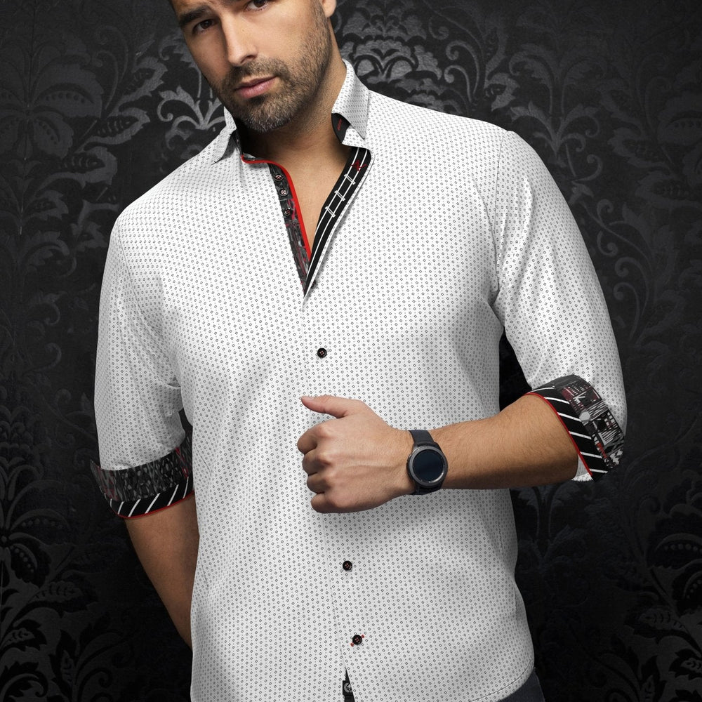 CHEMISE | BALLERINI, White Black - AU NOIR