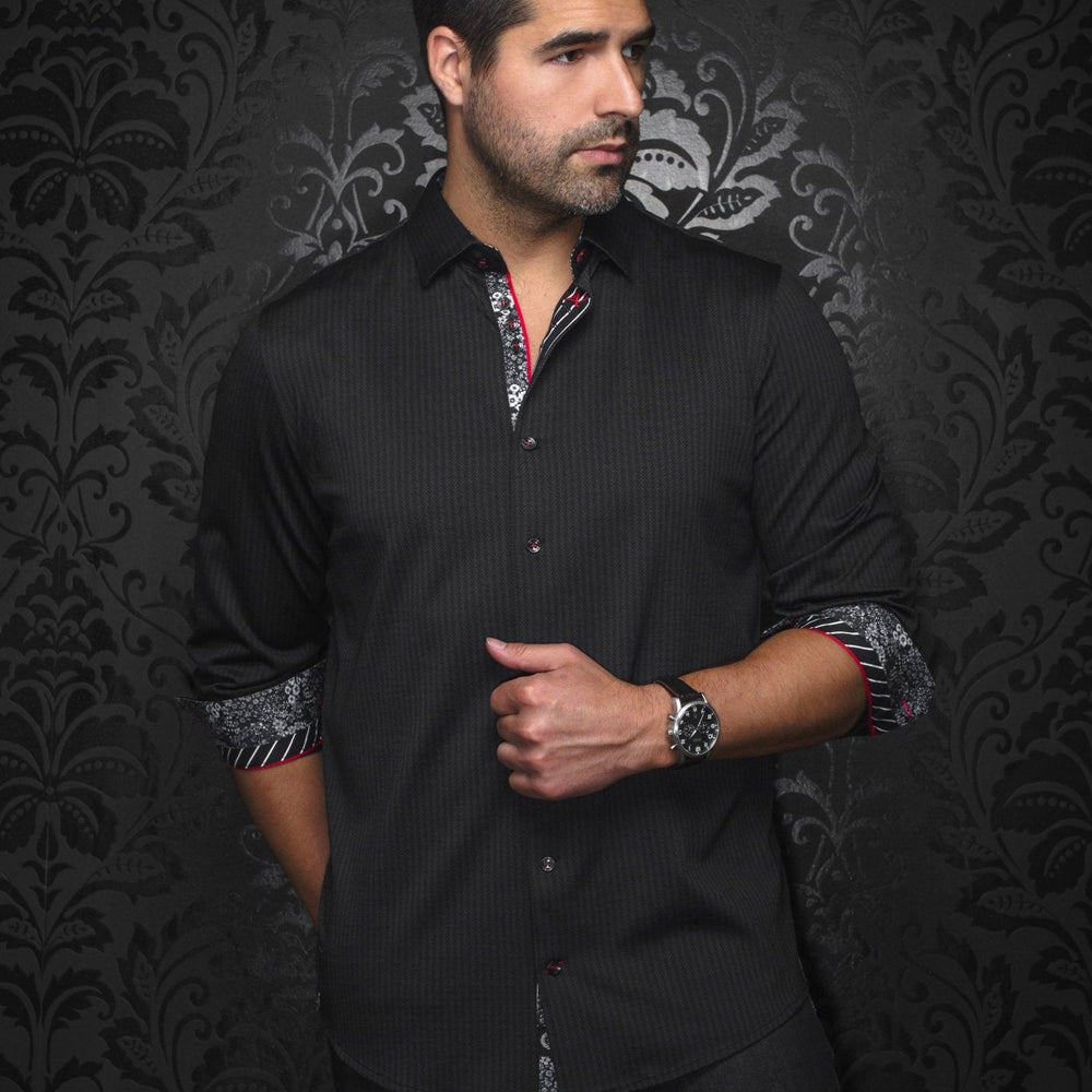 CHEMISE | BERNADO, Black - AU NOIR