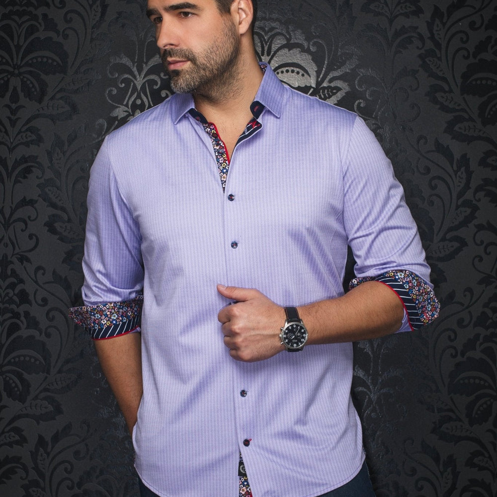 CHEMISE | BERNADO, Lavender - AU NOIR