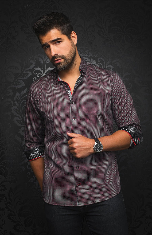 
                  
                    Chemise | BLONDEL, Black / Red - AU NOIR
                  
                