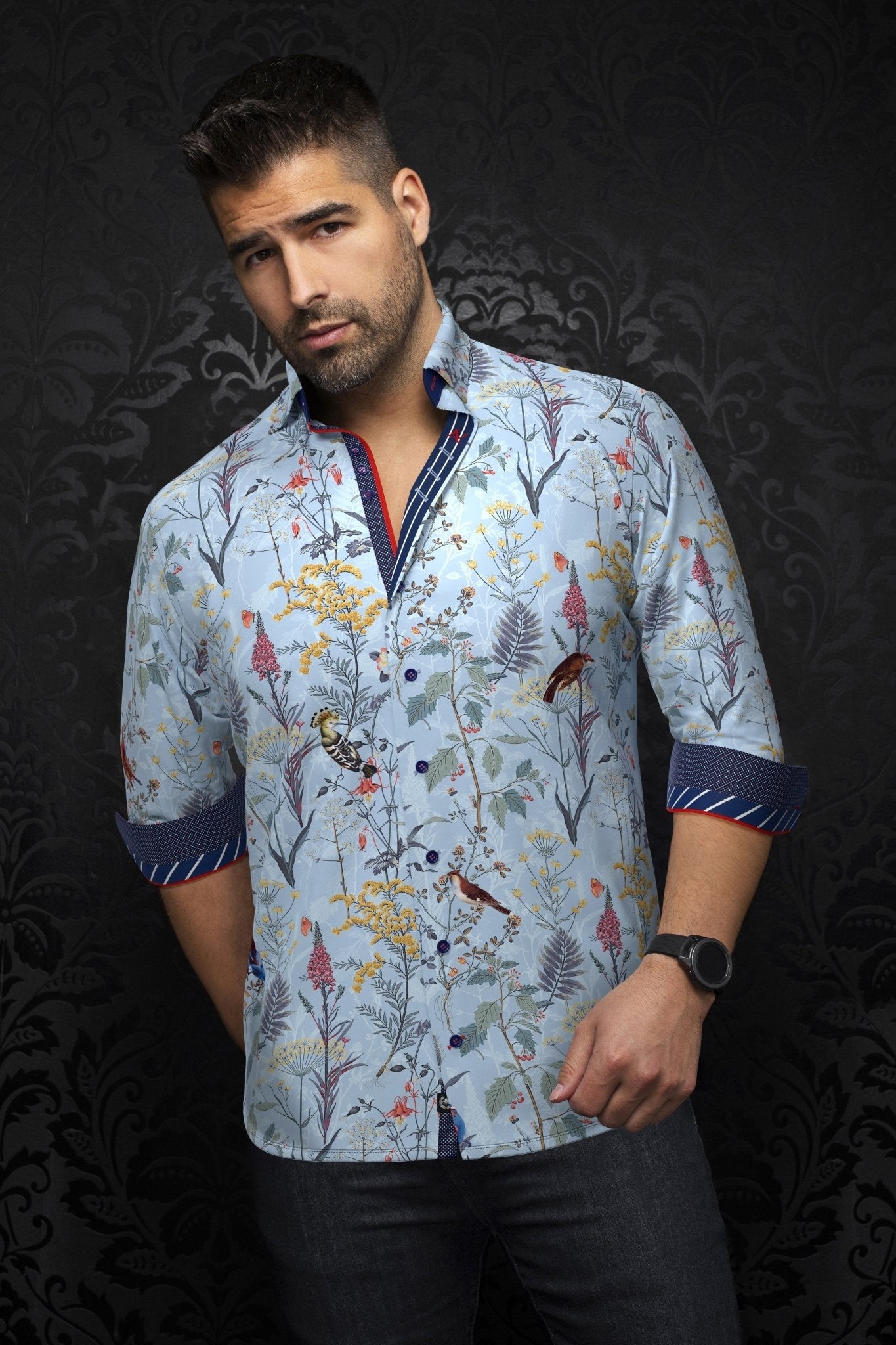 CHEMISE | BRASI, Light Blue - AU NOIR