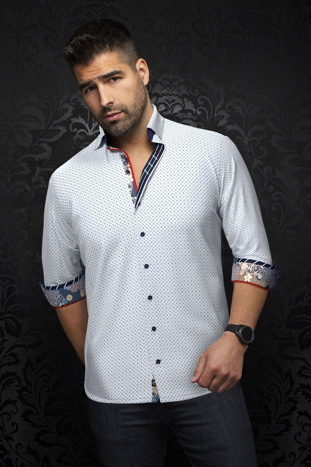 CHEMISE | CARELLI, Light Blue - AU NOIR