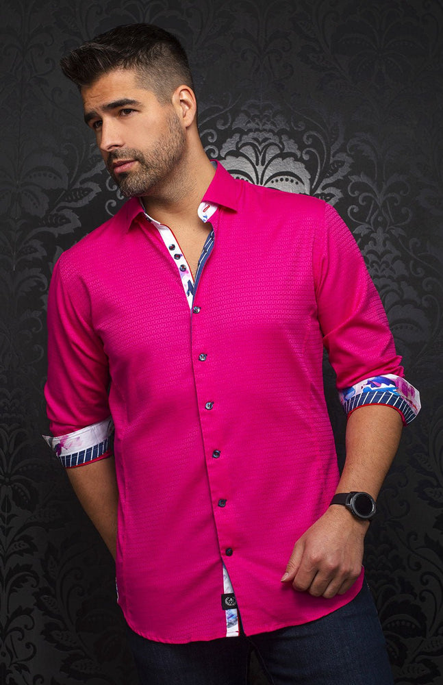 Chemise | CAREY, Fuchsia - AU NOIR