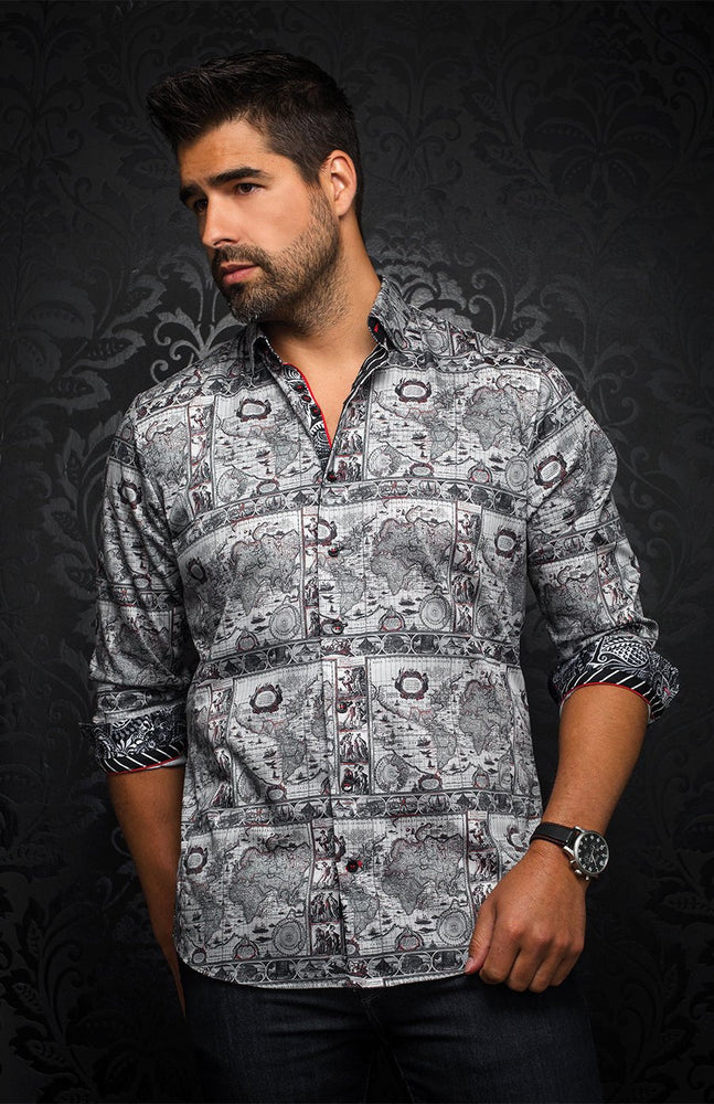 Chemise | CARTEL, Grey - AU NOIR