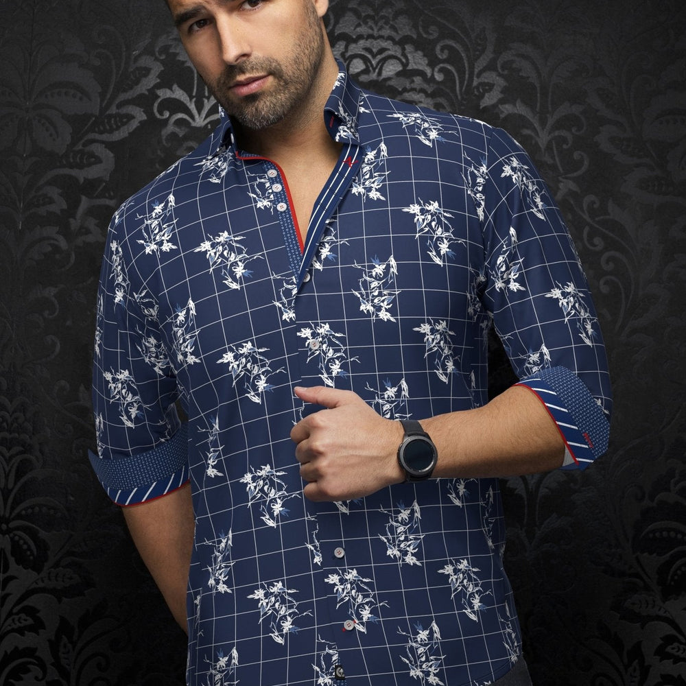 CHEMISE | DISTEFANO, Navy - AU NOIR