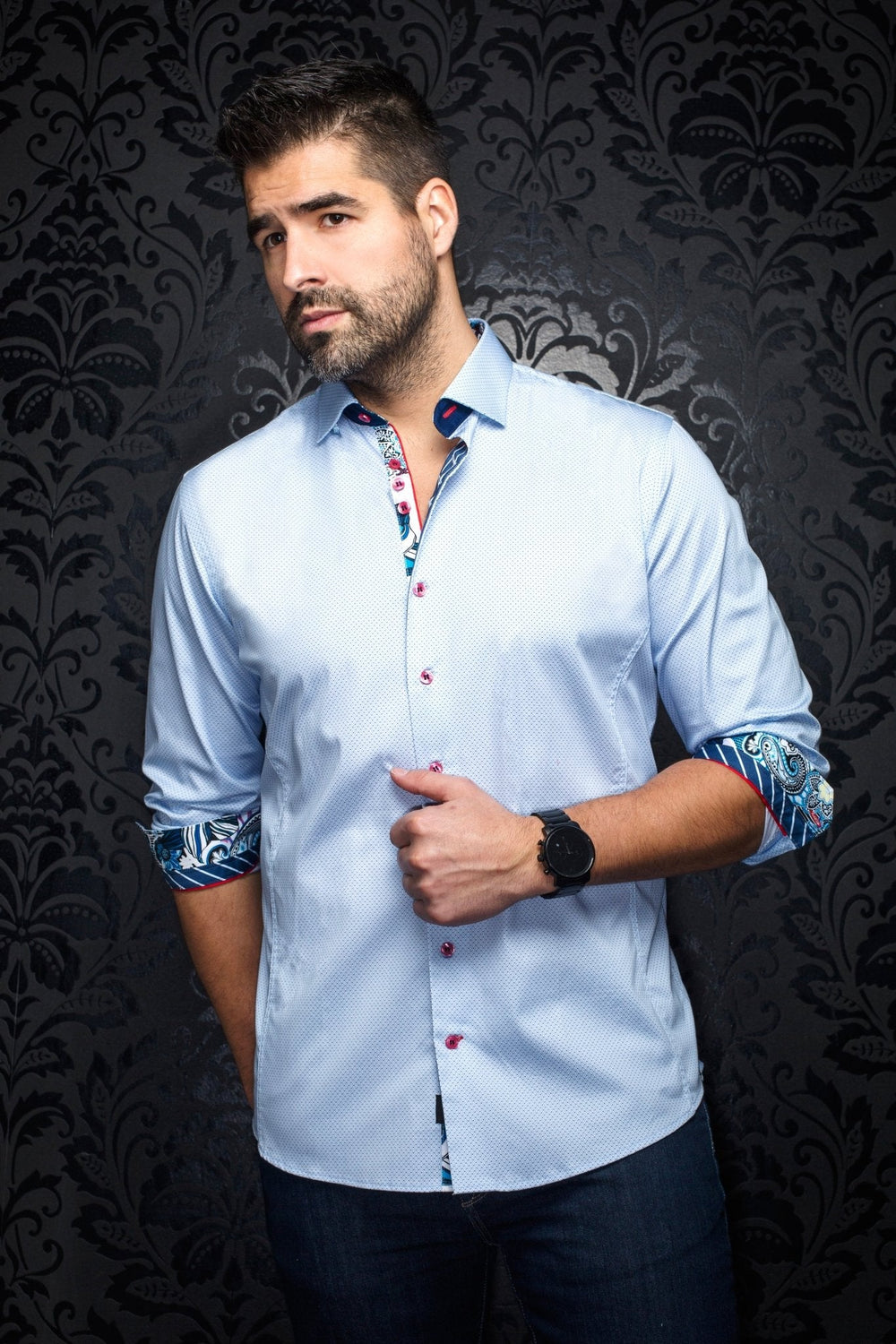 CHEMISE | DOLTO, Light Blue - AU NOIR