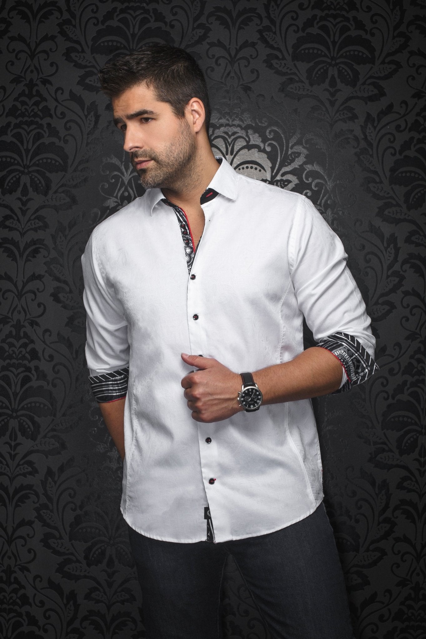 CHEMISE | DOMINION, White - AU NOIR