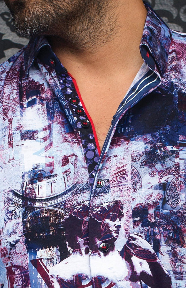 
                      
                        Chemise | DUATO, Blue / Purple - AU NOIR
                      
                    