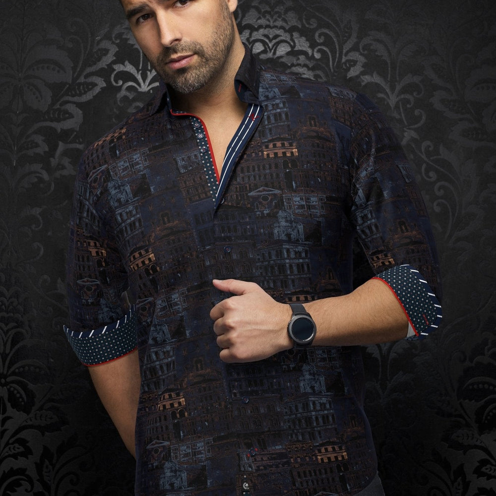 CHEMISE | ETHAN, Navy - AU NOIR