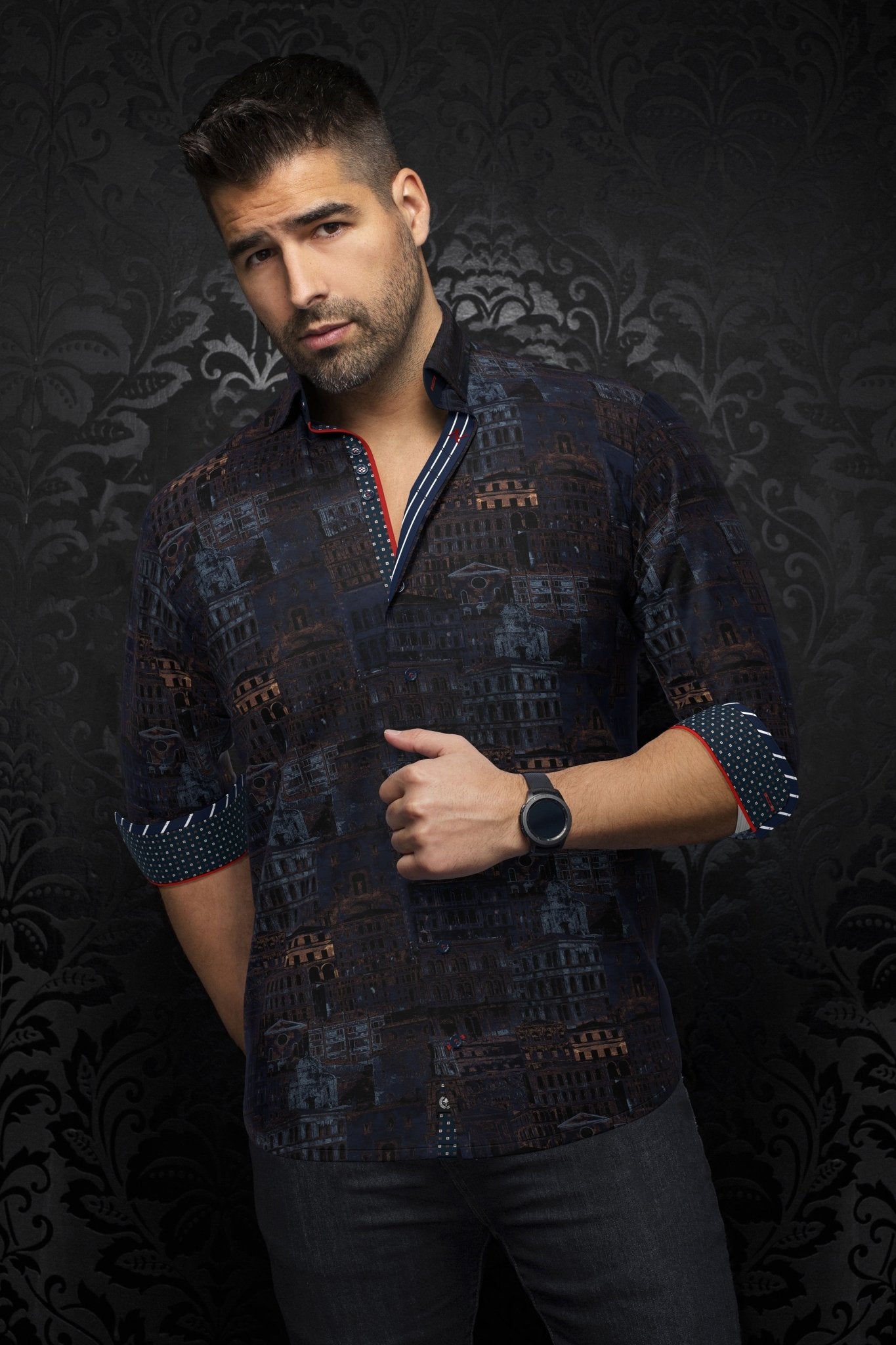 CHEMISE | ETHAN, Navy - AU NOIR