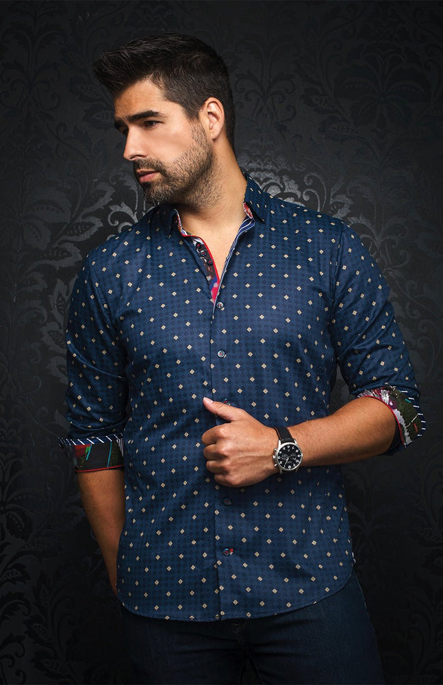 Chemise | GIANFRANCO, navy - AU NOIR