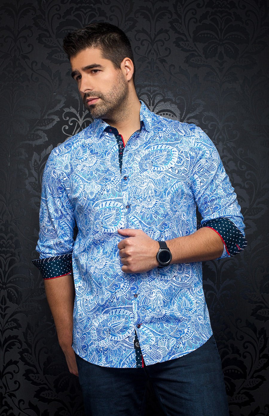 Chemise - KAHLO, Light Blue - AU NOIR