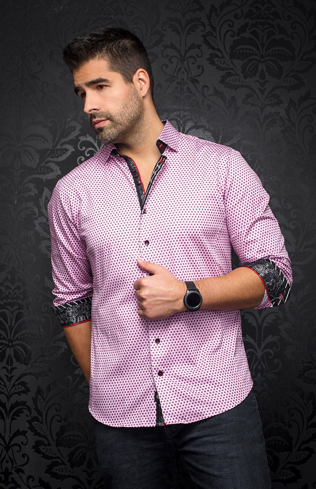 
                  
                    Chemise - KNOX, White pink - AU NOIR
                  
                