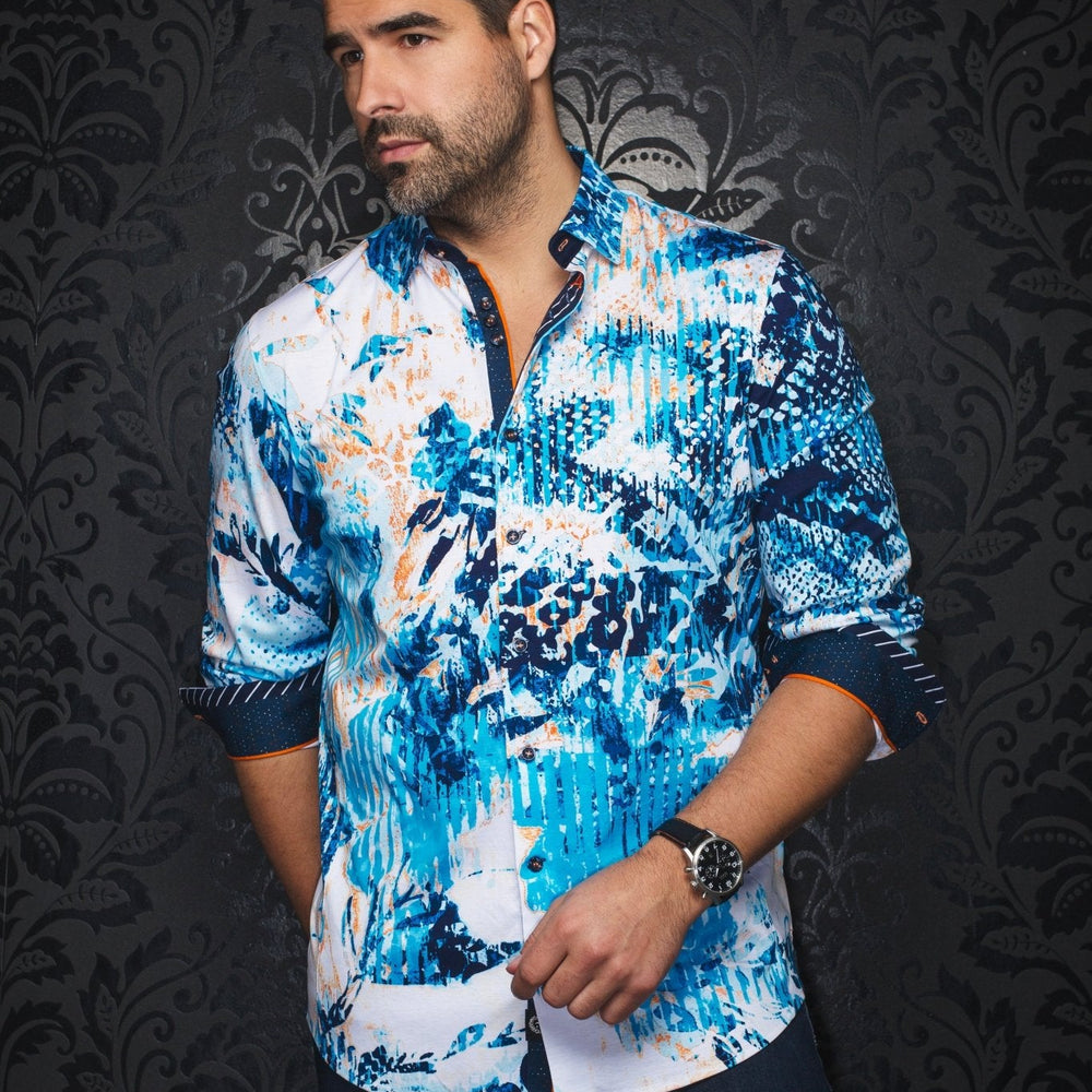 CHEMISE | KOREY, Blue - AU NOIR