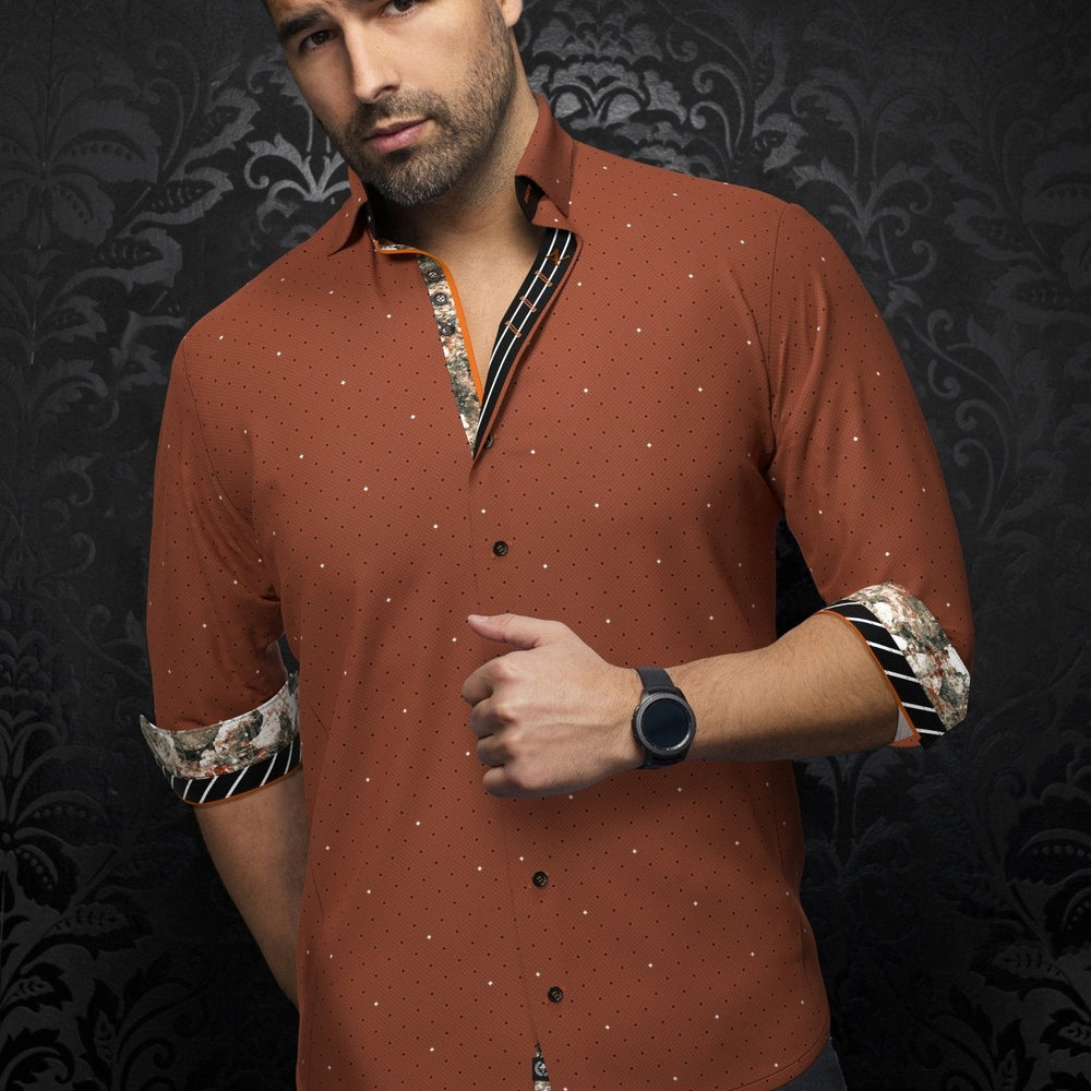 CHEMISE | LANZANI, Rust - AU NOIR