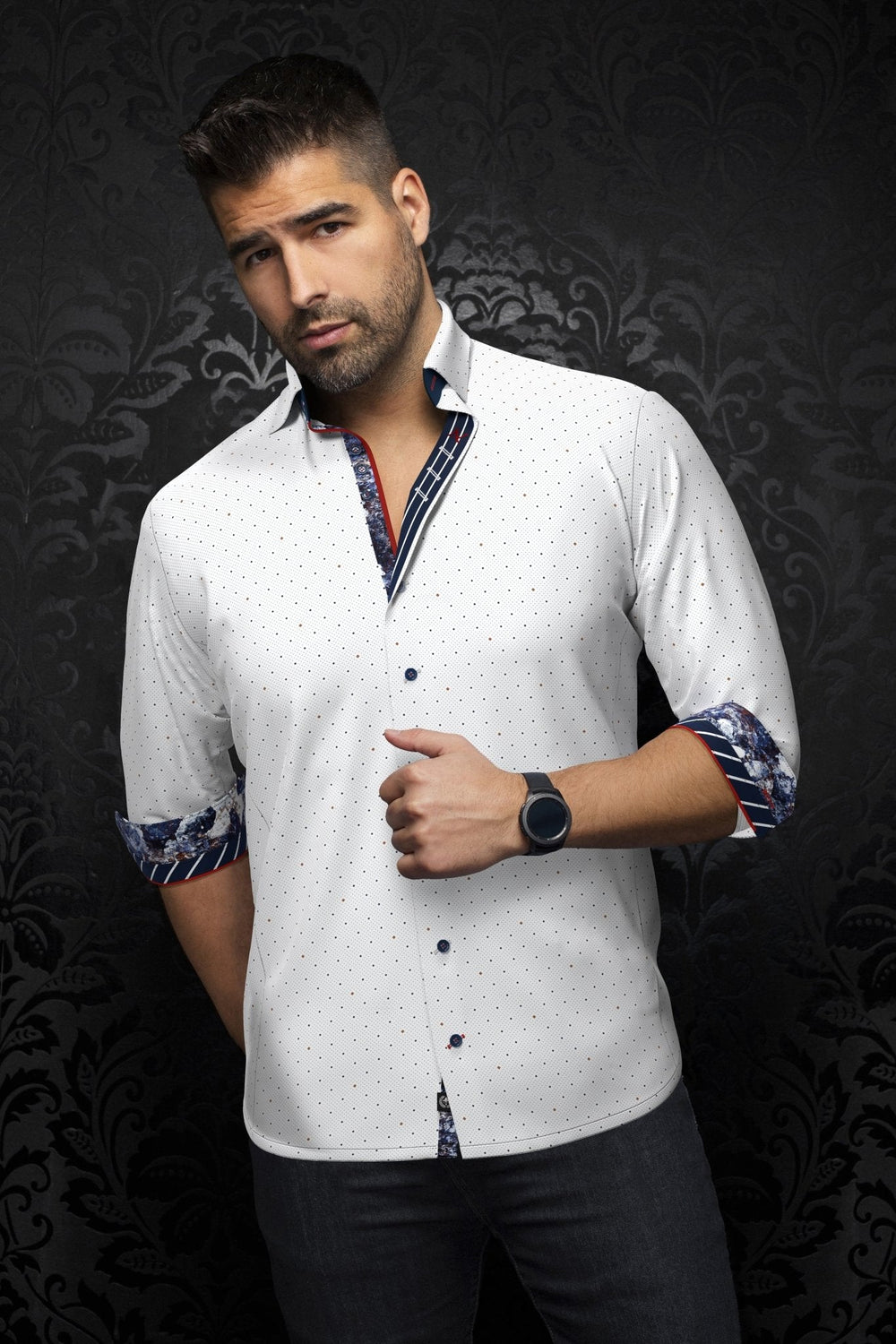 CHEMISE | LANZANI, White Tobacco - AU NOIR