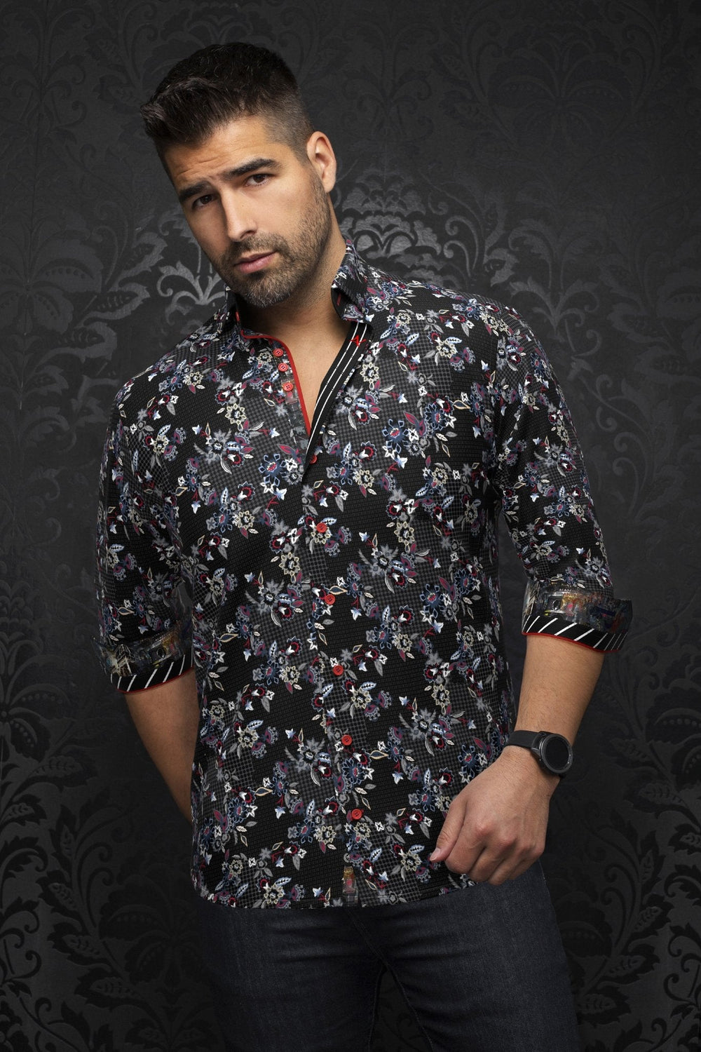 CHEMISE | LINERO, Black Indigo - AU NOIR