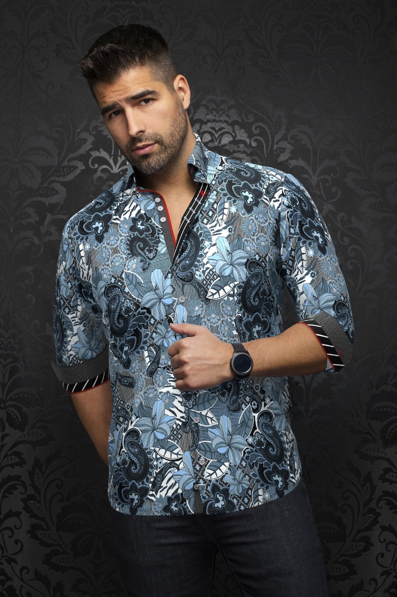 CHEMISE | MACHADO, Light Blue - AU NOIR