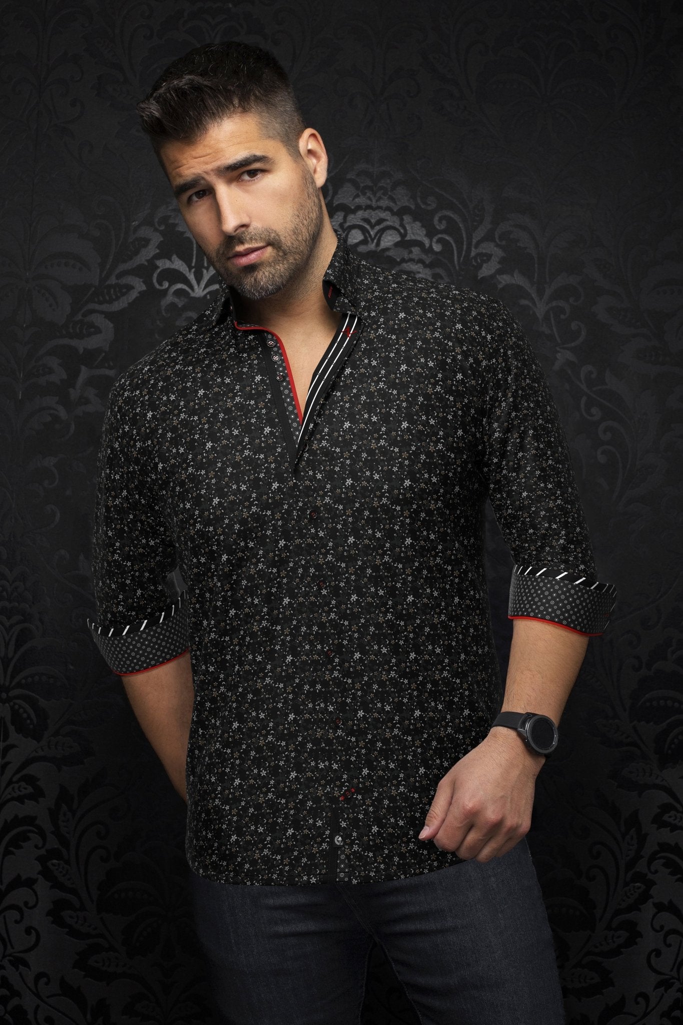 Chemise au noir boutique option sale