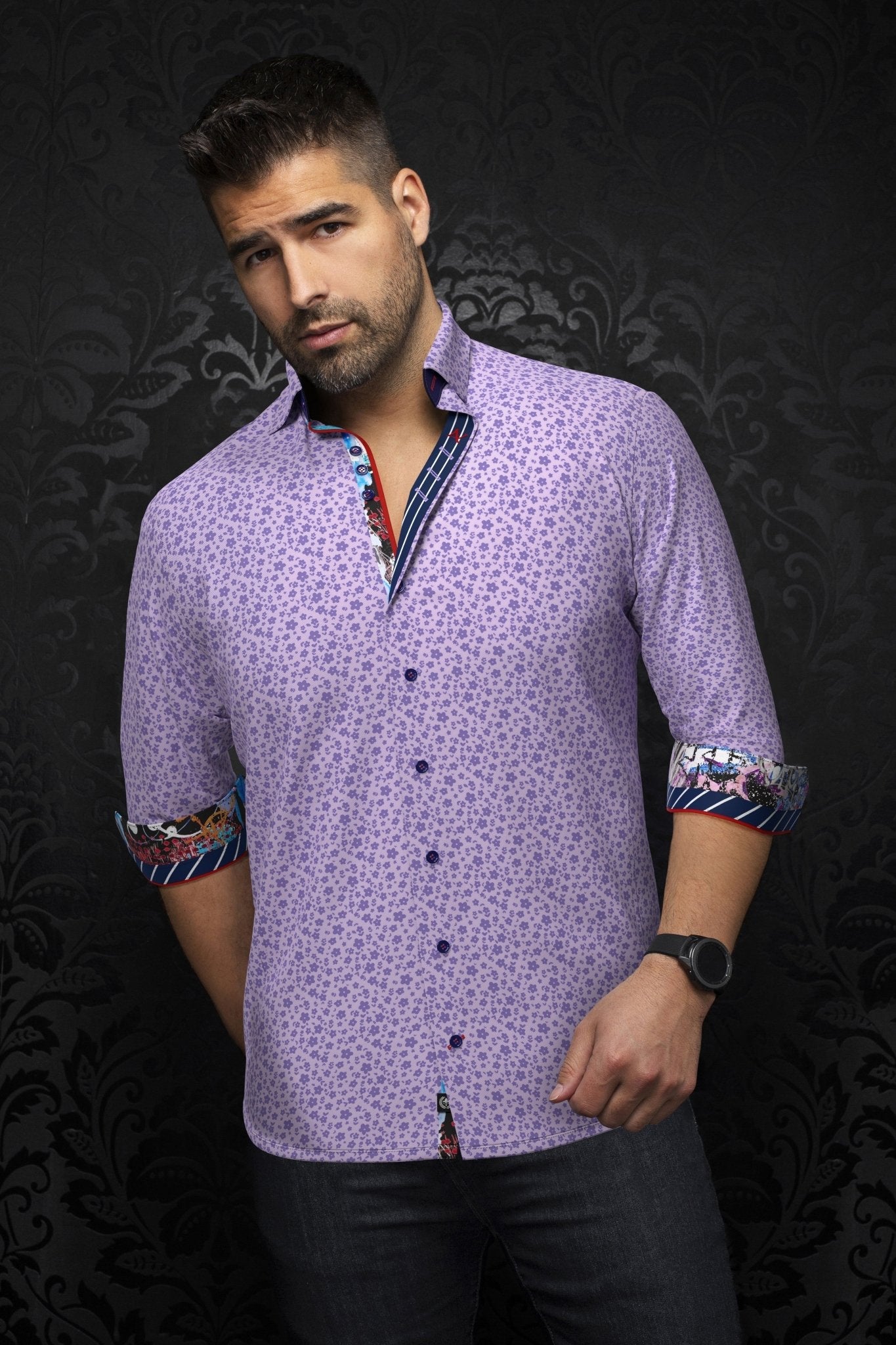 CHEMISE | MINORI, Lavender - AU NOIR