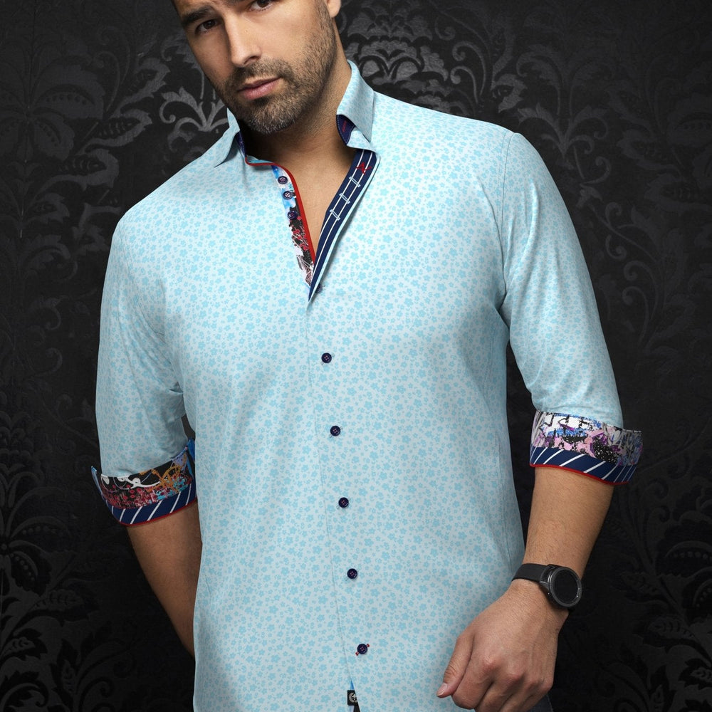 
                  
                    CHEMISE | MINORI, Turquoise - AU NOIR
                  
                