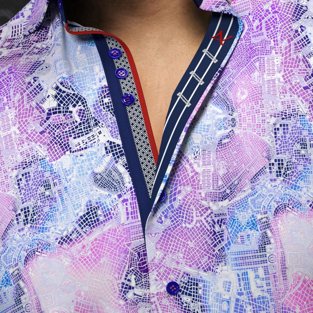 
                      
                        CHEMISE | MIRABEAU, Purple - AU NOIR
                      
                    